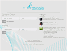 Tablet Screenshot of ambientesolucao.com